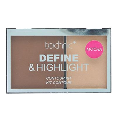 Technic Define & Highlight Duo Contour Kit Bronzer & Highlight Powder 5.5g-Mocha