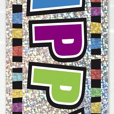 Vibrant Multicolor Happy Birthday Prism Banner (3.6 meter) 1 Piece – Vibrant & Eye-Catching Party Decoration