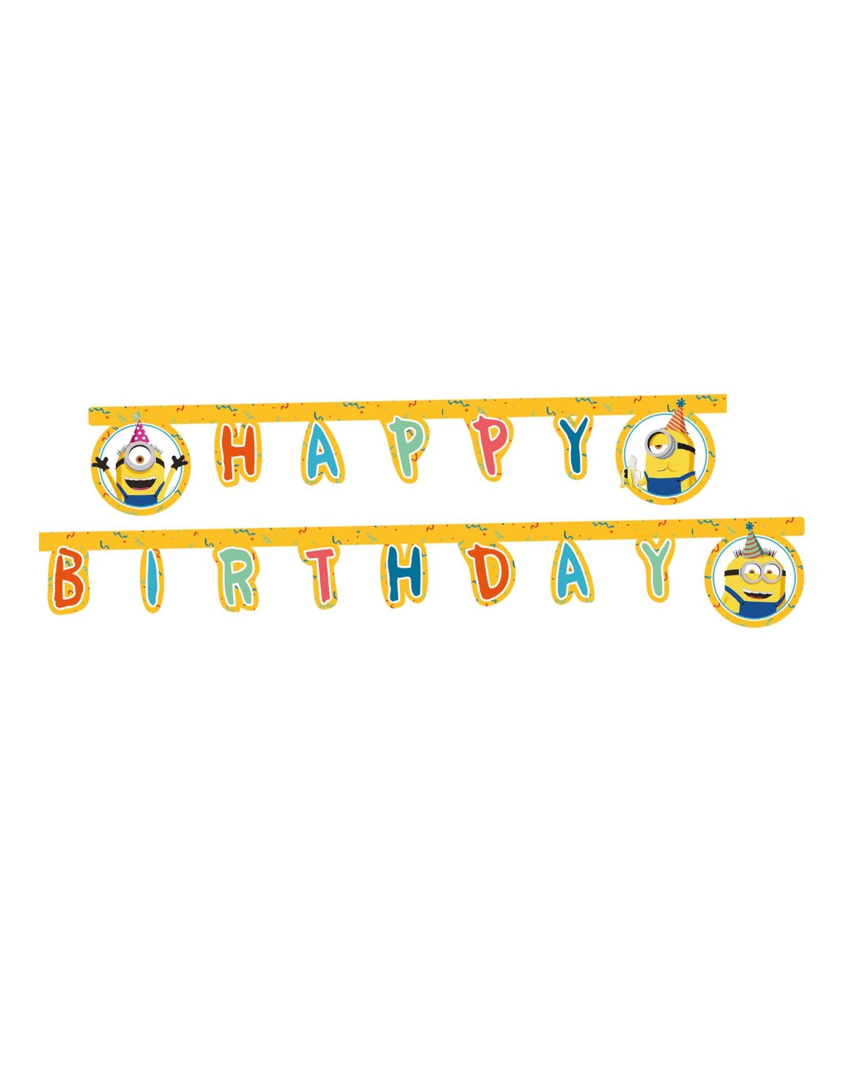 Procos – Minions Garland FSC-2.3 m, Yellow