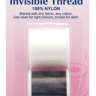 Hemline Invisible Thread (Clear & Smoke) – Nylon, 200M
