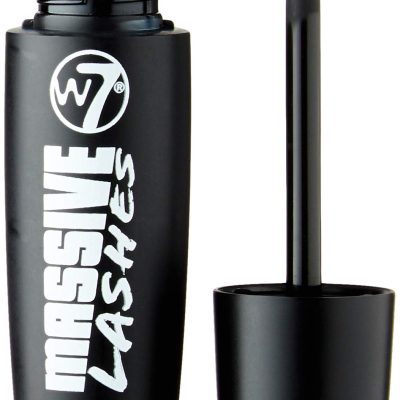 W7 Massive Lashes Volume Blackest Mascara, 15 ml, Black