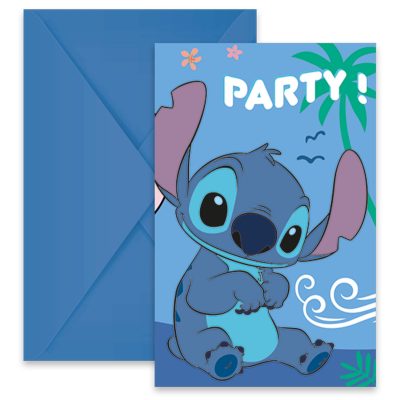 Procos Stitch & Angel 6 Invitations & Envelopes